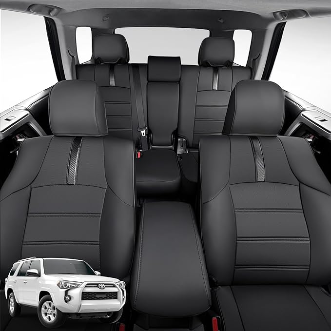 Seat Covers for Toyota 4Runner 2011-2024, Full Set Full Coverage Waterproof