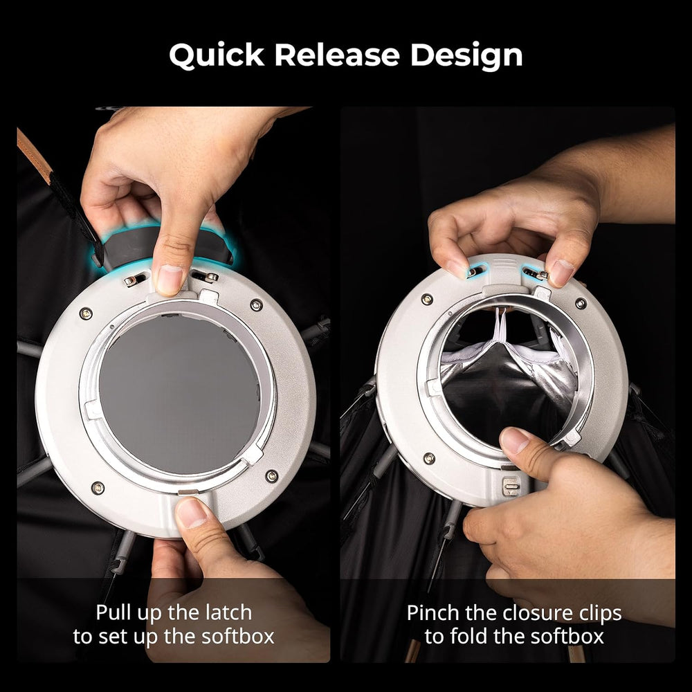 SmallRig 25.6" Bowens Mount Softbox Photography Lighting Kit, Quick Release