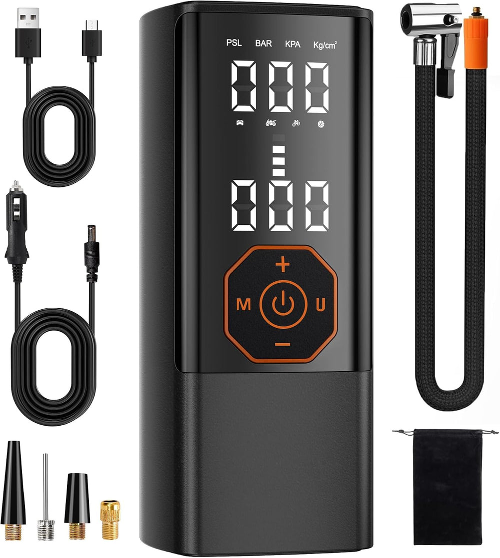 Tire Inflator Cordless Air Compressor Portable Air Pump for Car 180 PSI