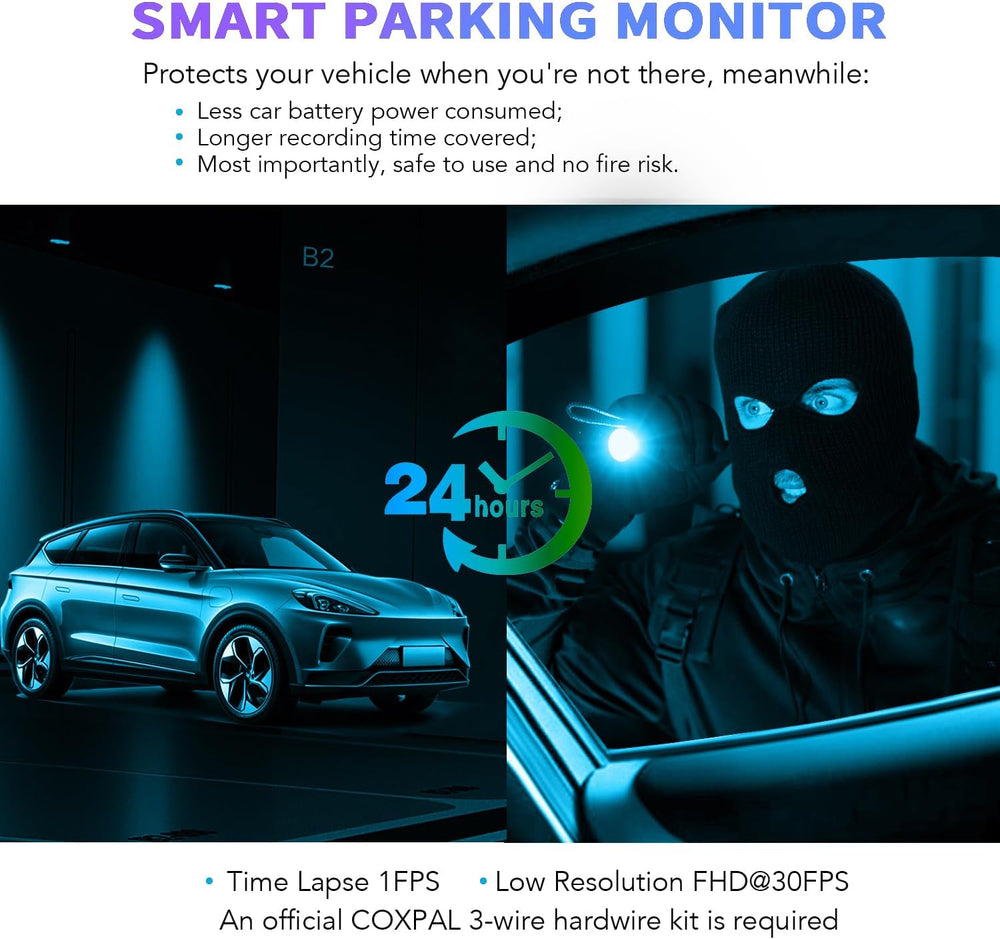 4K+2K Dual Dash Cam Front and Rear, Starvis 2 IMX678 with HDR