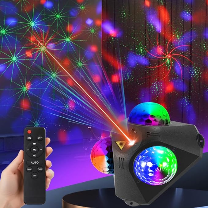 Disco Ball Party Lights Indoor Outdoor, Dj Lights Disco Ball Decor Party Stro...
