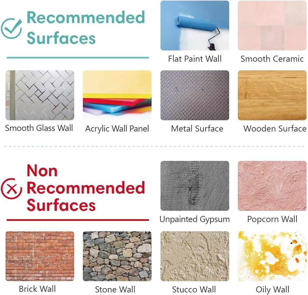 COMSTICKC 3D Faux White Brick Wall Panels Peel and Stick Wall Stickers