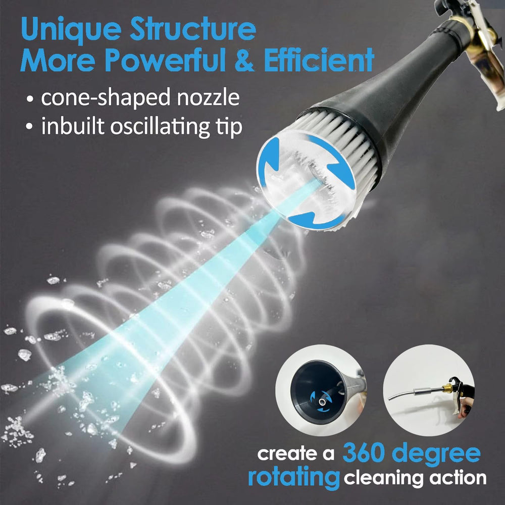 High Pressure Car Interior Spraying Washing Gun Automobile Detailing Cleaning...
