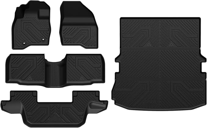 LASFIT Floor Mats & Cargo with Backrest Mat