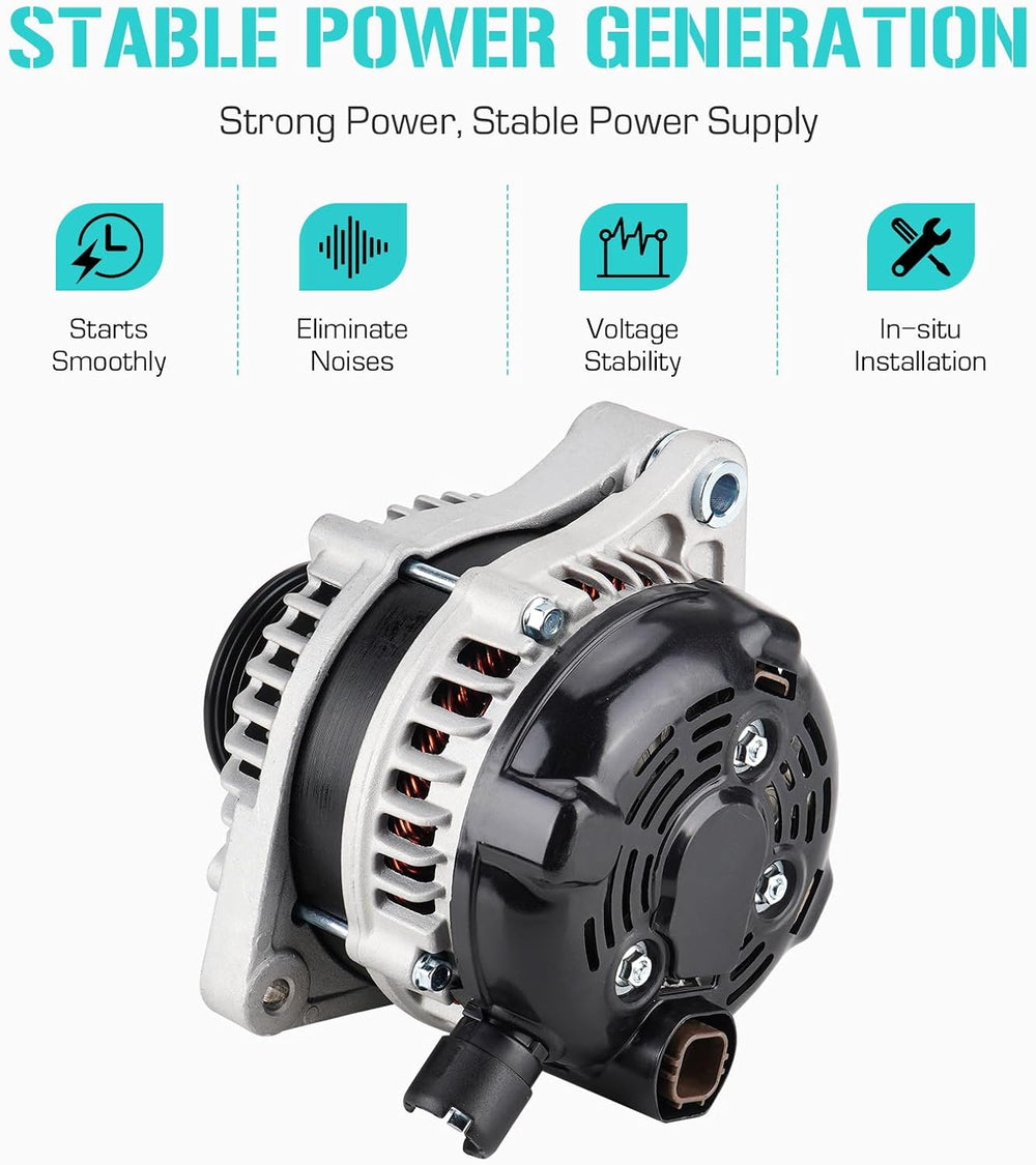 New Alternator Fit for Honda 3.5L Odyssey 2008-2010, Fit for Pilot Ridgeline ...