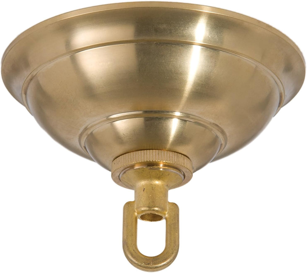 B&P Lamp® Large Die Cast Brass Ceiling Light Canopy Plate Kit (6 1/4 Inch)