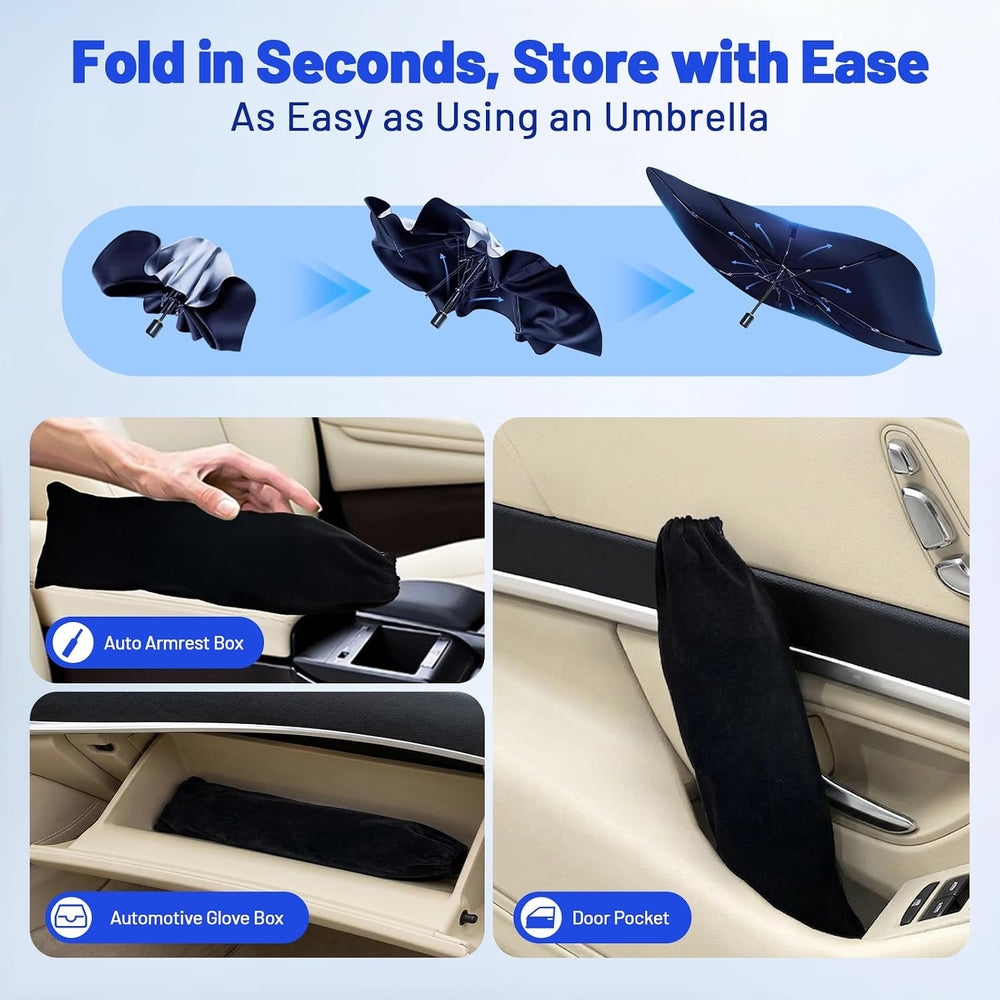 Car Windshield Sun Shade for Ford Expedition 2018-2026 โ[Reflective Coated Fa...