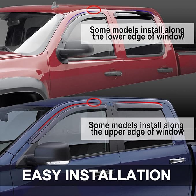 94550 Side Window Visor Wind Deflector