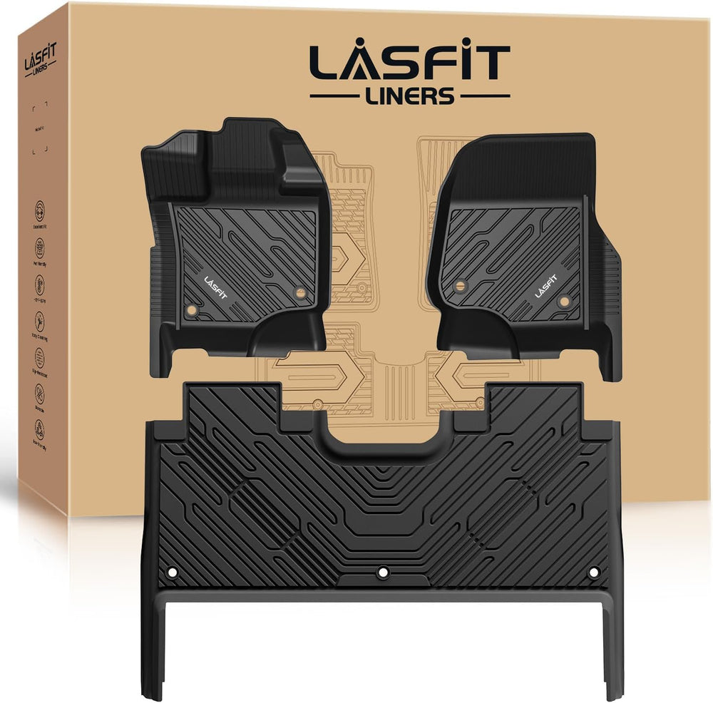 LASFIT Floor Mats for Ford F-150 2015-2025 | F150 Lightning 2022-2025 SuperCrew