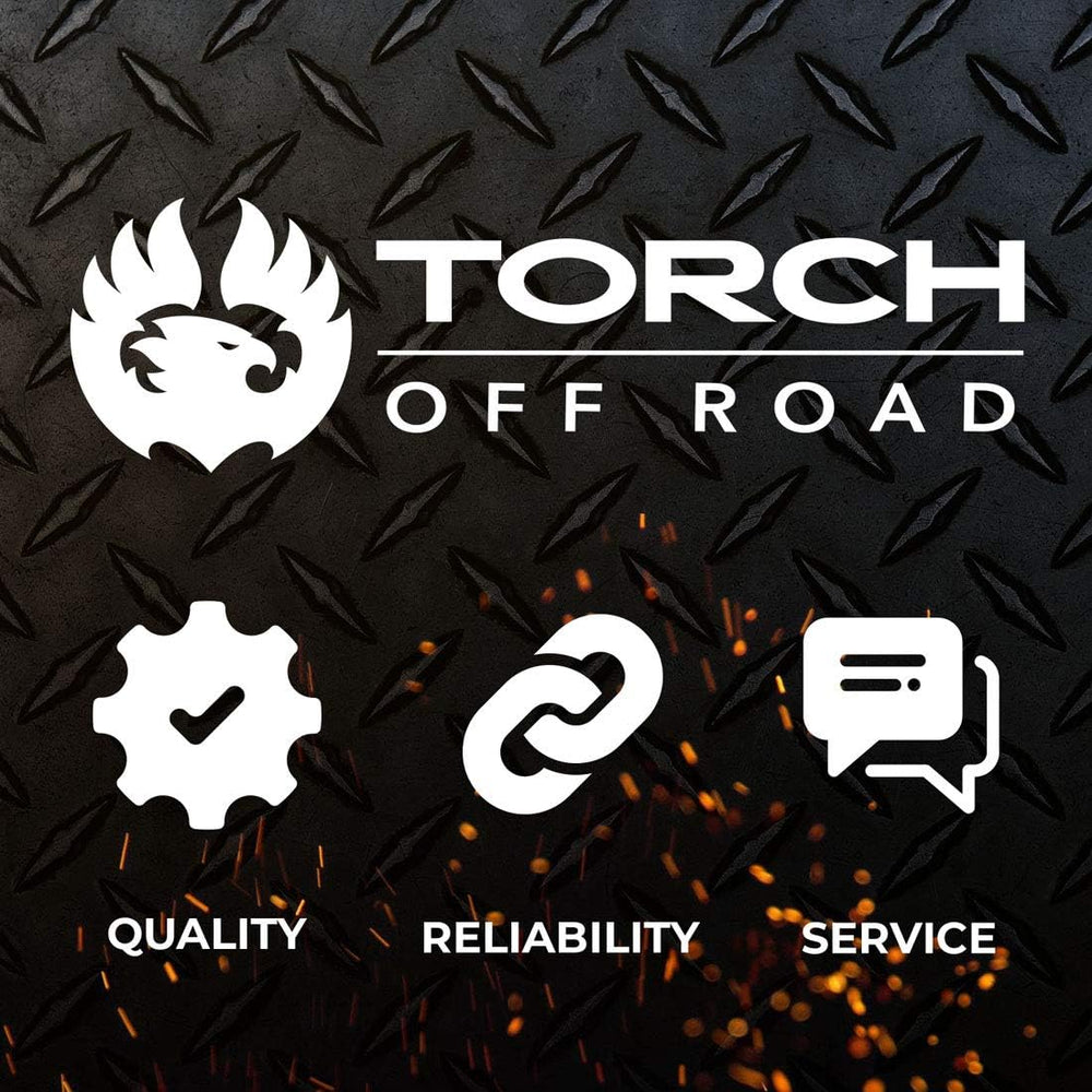 Torch 10.5" Square Extended U Bolts Extra Long 2.5" Wide 9/16"...