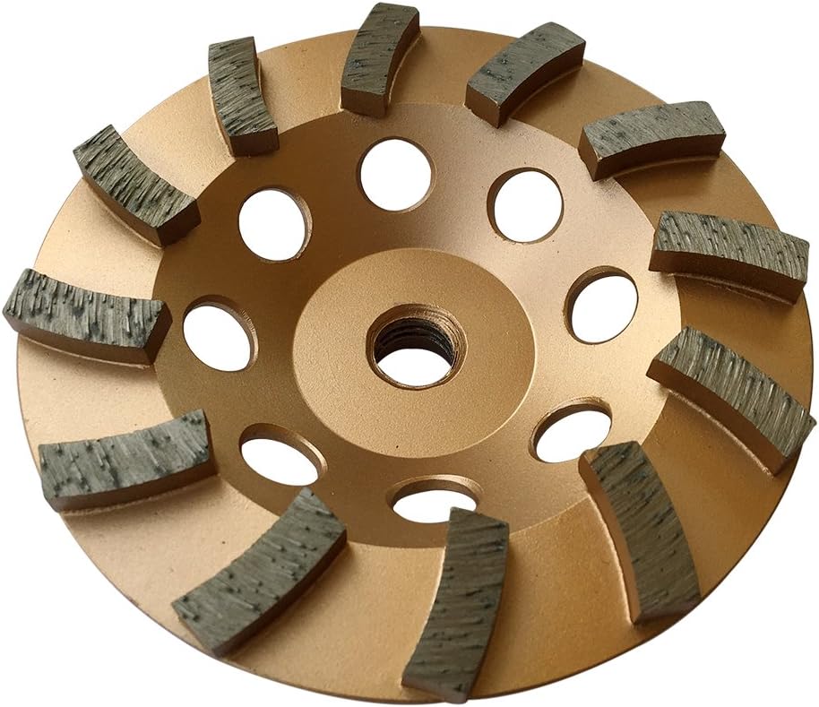 5" Diamond Grinding Wheel for Concrete Masonry 12 Segments 5/8"-11