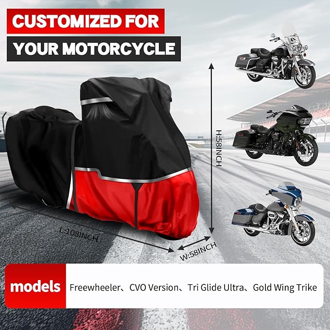 420D Waterproof Motorcycle Cover Replace