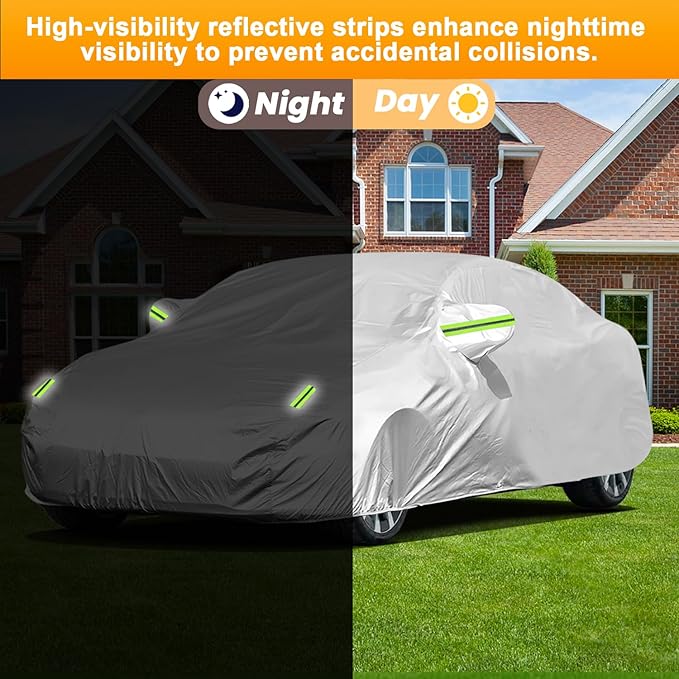 Custom Fit Car Cover for Tesla Model 3, All-Weather Protection, Anti-Scratch