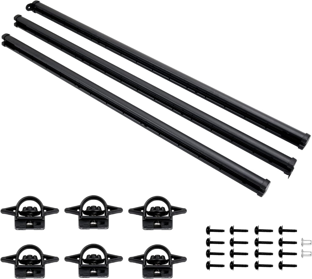 Bed/Trail/Truck Rail System, Fit for 2020-2026 Jeep Gladiator