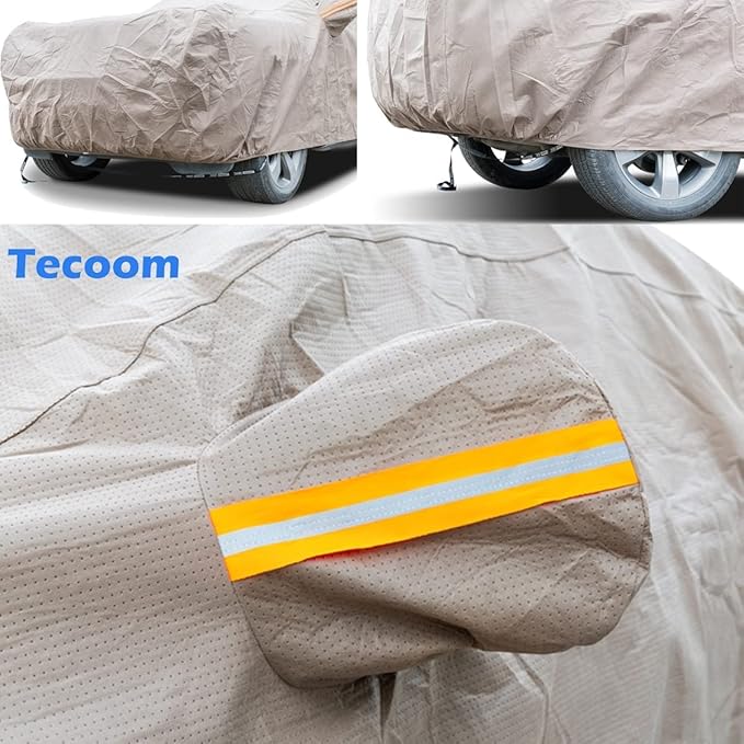 Tecoom Thick Shell Super Breathable Waterproof Windproof Snow Sun Rain UV