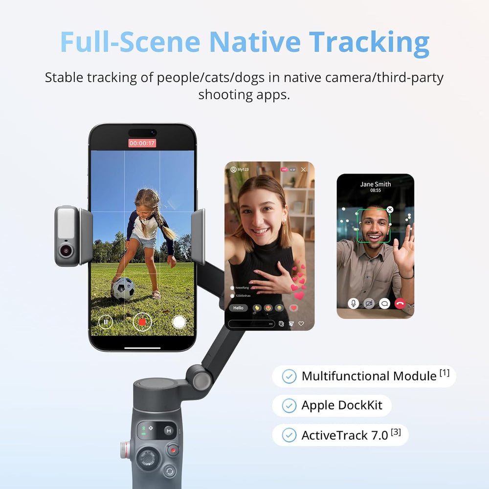 DJI Osmo Mobile 8 Gimbal Stabilizer for Phone, 3-Axis Stabilization
