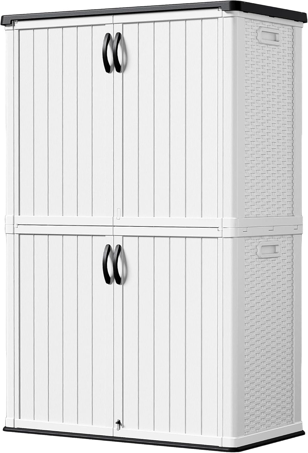 Devoko 50 Cu Ft Outdoor Storage Cabinet - Waterproof Vertical Shed for Patio,...
