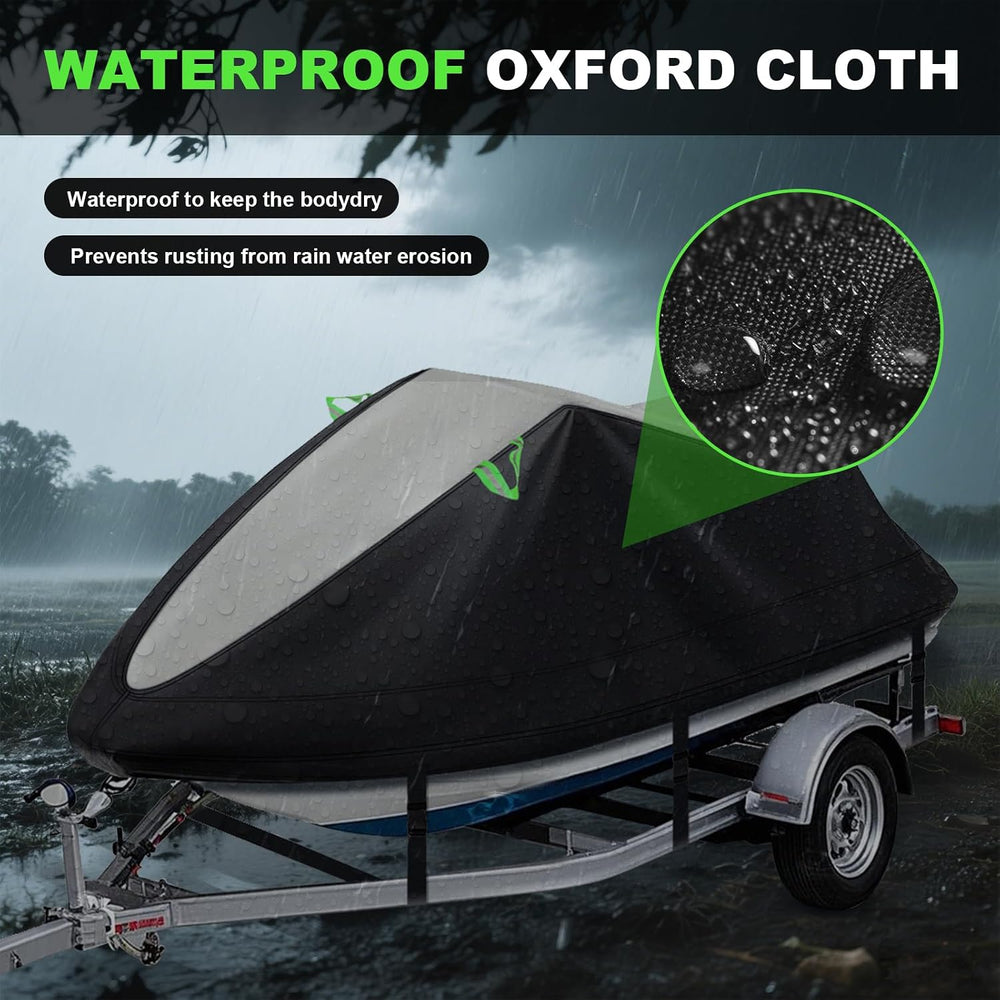 XYZCTEM Jet Ski Cover 3 Seater Waterproof for Yamaha, Seadoo Bombardier GTX, ...
