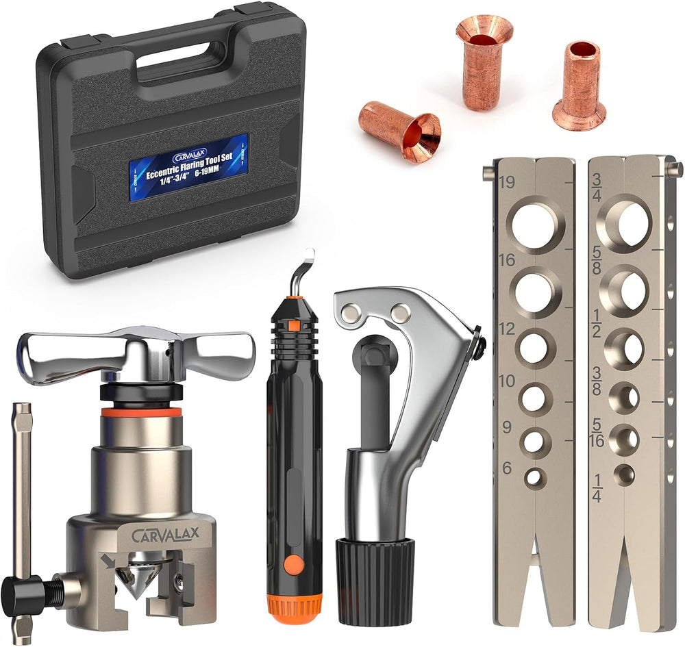 CARVALAX 45° Precision Eccentric Flaring Kit,Metric/Imperial Clamps