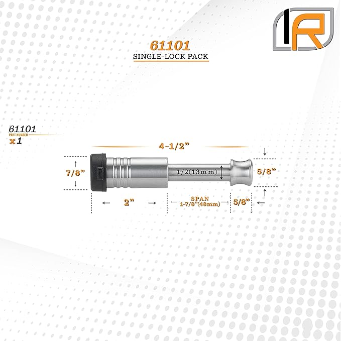 61101 | Receiver Lock for 1.25" Receiver