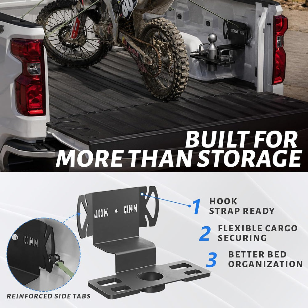 Johorn Gooseneck Hitch Holder for Truck Bed, Hitch Storage Compatible with 20...