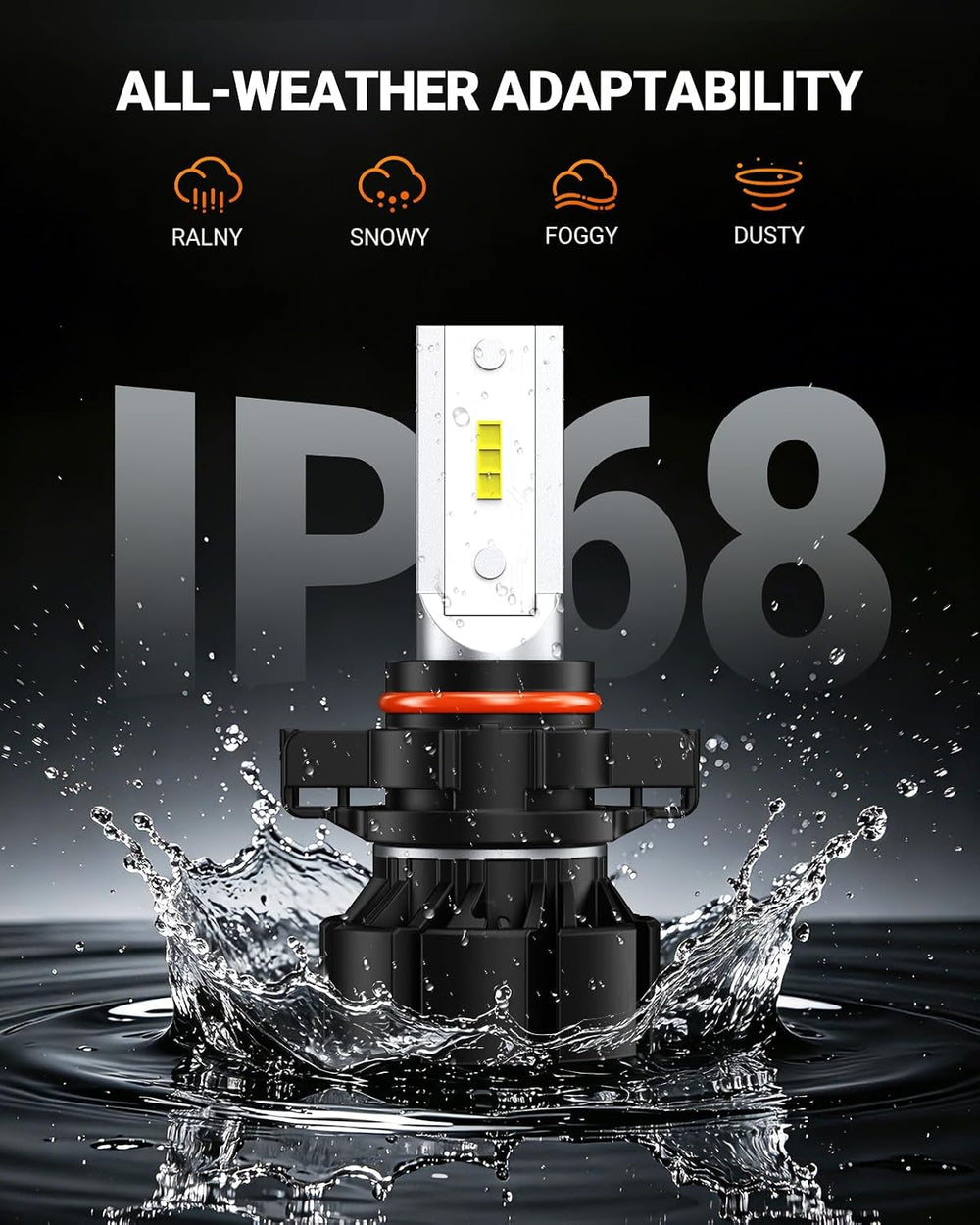 SEALIGHT 5202 LED Fog Light Bulbs, 18000LM 800% High Bright 50000 Hours Lifes...