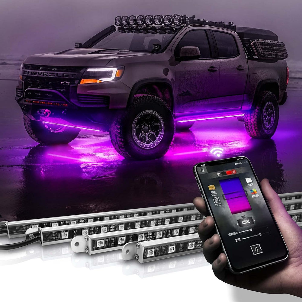 OPT7 Aura Pro RGB Aluminum Truck Underglow Kit with App & Remote Control