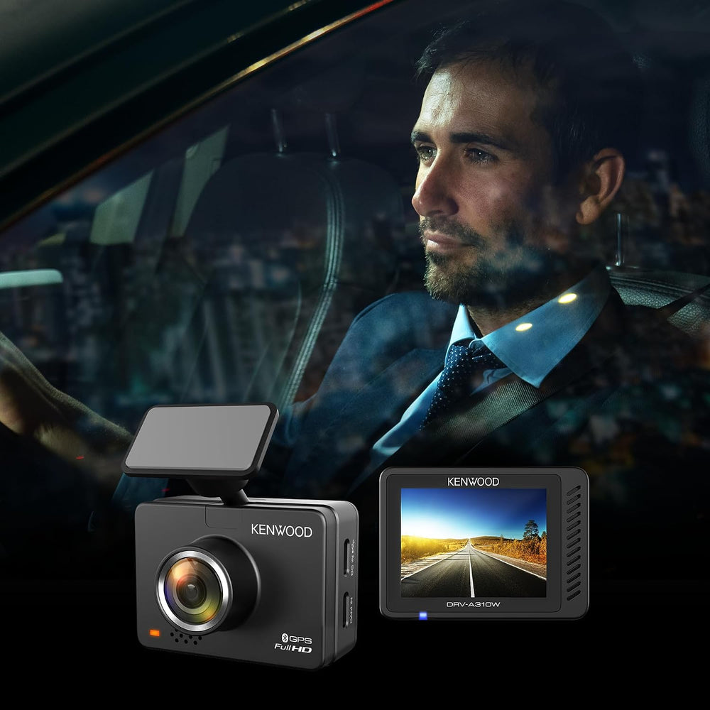 KENWOOD DRV-A310W GPS Dash Cam, Full HD Dashboard Camera, WDR/HDR Car Camera ...