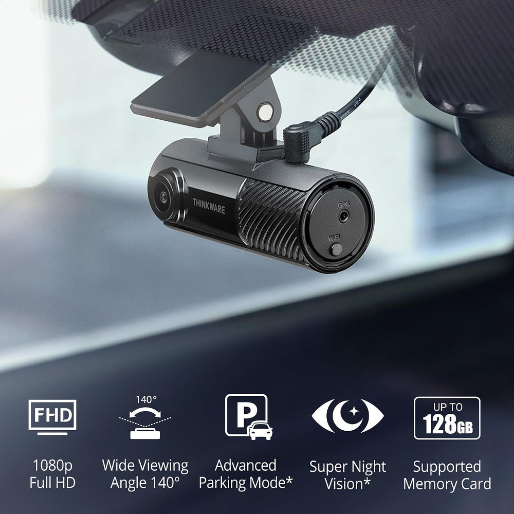 Thinkware Dash Cam, F70 PRO - 1080p FHD, Wi‑Fi, Smart Parking Mode with Super...