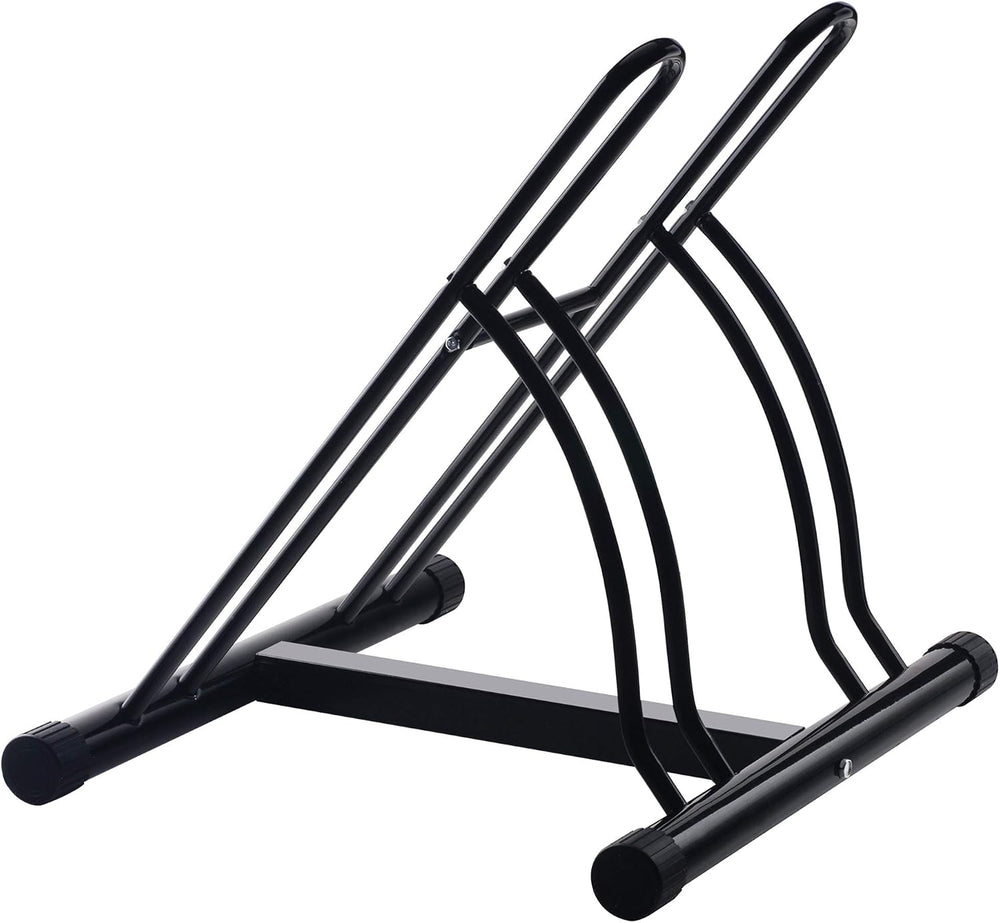 Bike Rack – Dual Bicycle Stand for 2 Mountain, Road, or Kid’s Bikes – Indoor ...