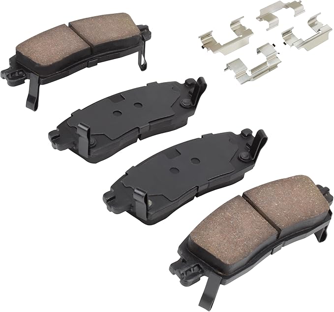 Premium Semi-Metallic Rear Brake Pads Compatible