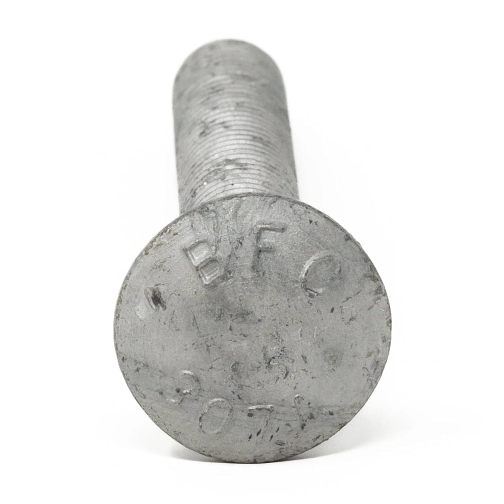 1/2"-13 x 5 (25 Sets) Hot Dipped Galvanized Carriage Bolt Kit for Exteri...