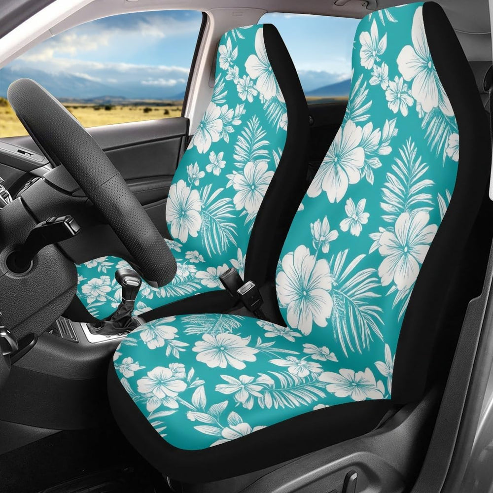 Pehede Car Seat Cover Hibiscus Flower Front for Cars, Easy to Install Cover S...