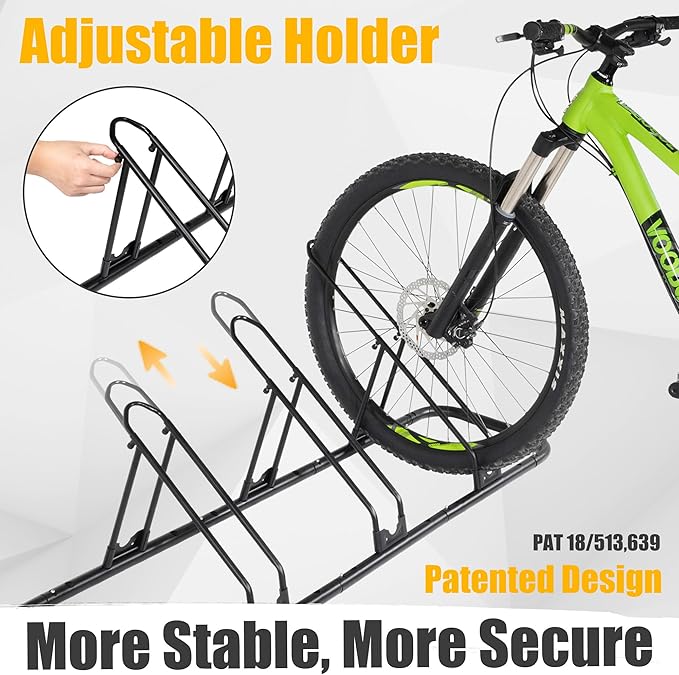 CyclingDeal Bike Rack Floor Parking Bike Stand