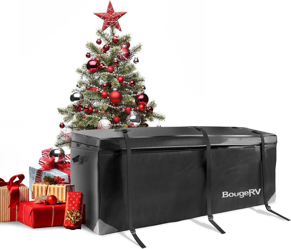 BougeRV Hitch Cargo Carrier Bag Waterproof/Rainproof for Car Truck SUV Vans R...