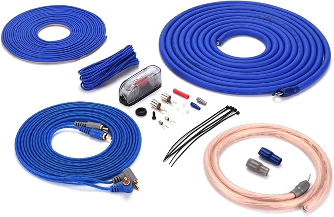 ORION CBA2000.1D Amp 2000W Max Amplifier + COKIT4 4GA Wiring Kit Combo