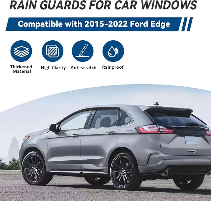 4pcs Window Visors Compatible