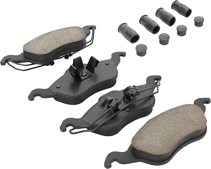 Premium Semi-Metallic Front Brake Pads Compatible