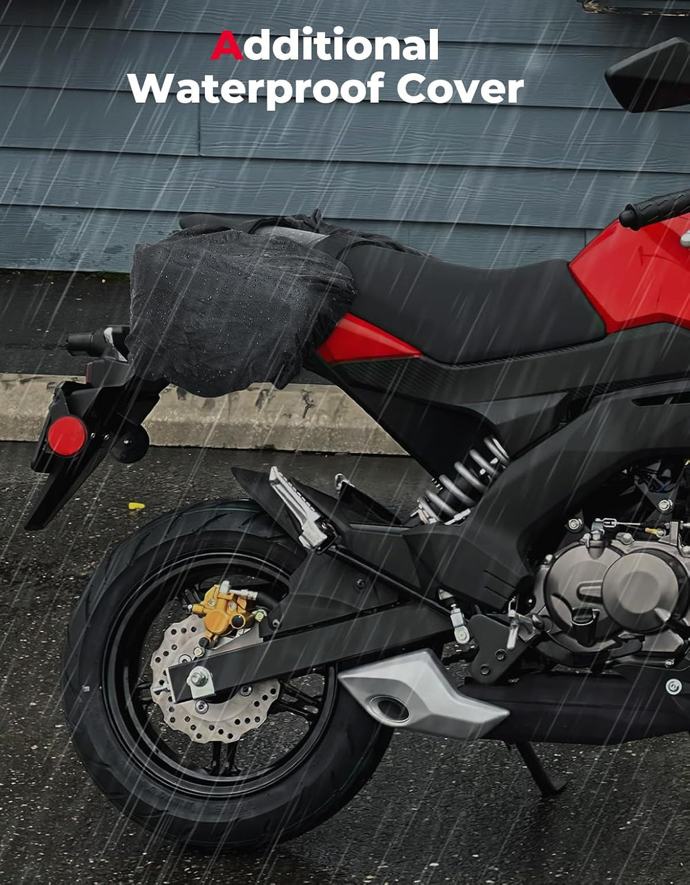 KEMIMOTO Motorcycle Saddlebags Expandable 20-30L Eva Hard Side Bag Compatible...