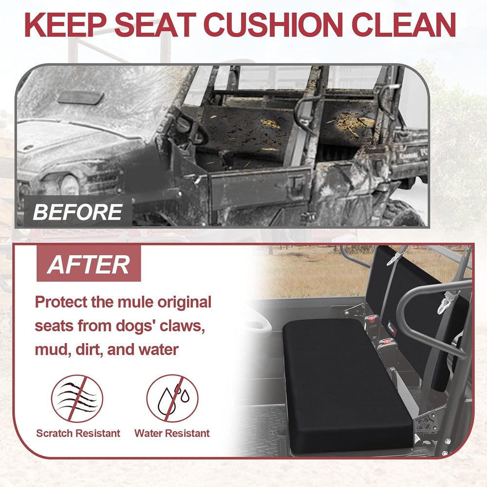 StarknightMT UTV Mule Pro Seat Covers 1680D Compatible with Kawasaki Mule PRO...