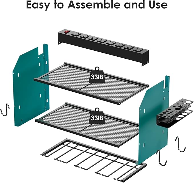 CCCEI Modular Power Tool Organizer Wall Mount