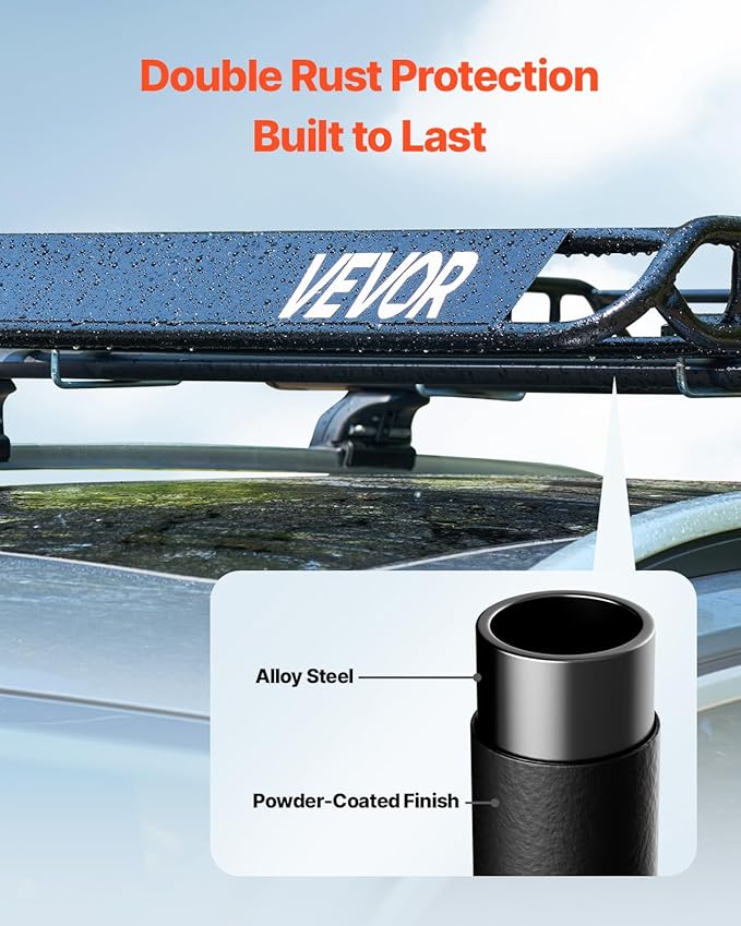 VEVOR Roof Rack Basket, Universal Rooftop Cargo Carrier