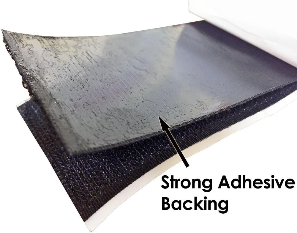 Electriduct 1" Self Adhesive Hook & Loop Tape Adhesive Backed Fabric...