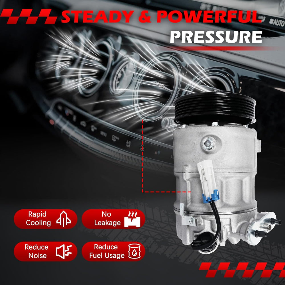 AC Compressor for 9-4X 2011 3.0L, Allure 2010 3.0L 3.6L