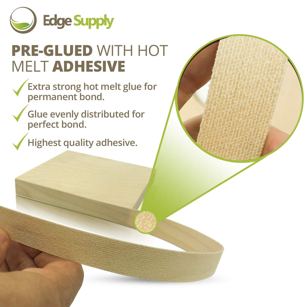 Edge Supply Birch 1-1/2" X 50'' Roll, Wood Veneer Edge Banding P...