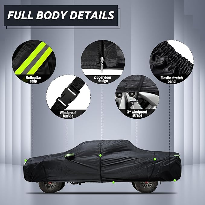 Migaven 6 Layers Car Cover Custom Fit