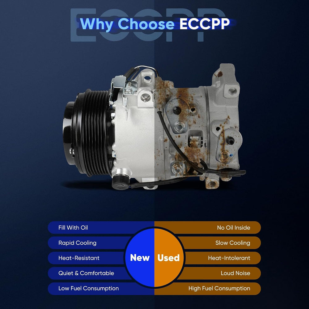 ECCPP AC Compressor Fit for Lexus RX350 3.5L 2007-2009