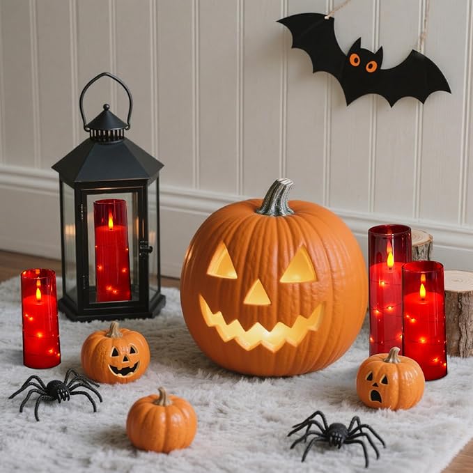 Raycare Flameless Candle with Remote Timer – 5 Flickering Acrylic Battery Ope...