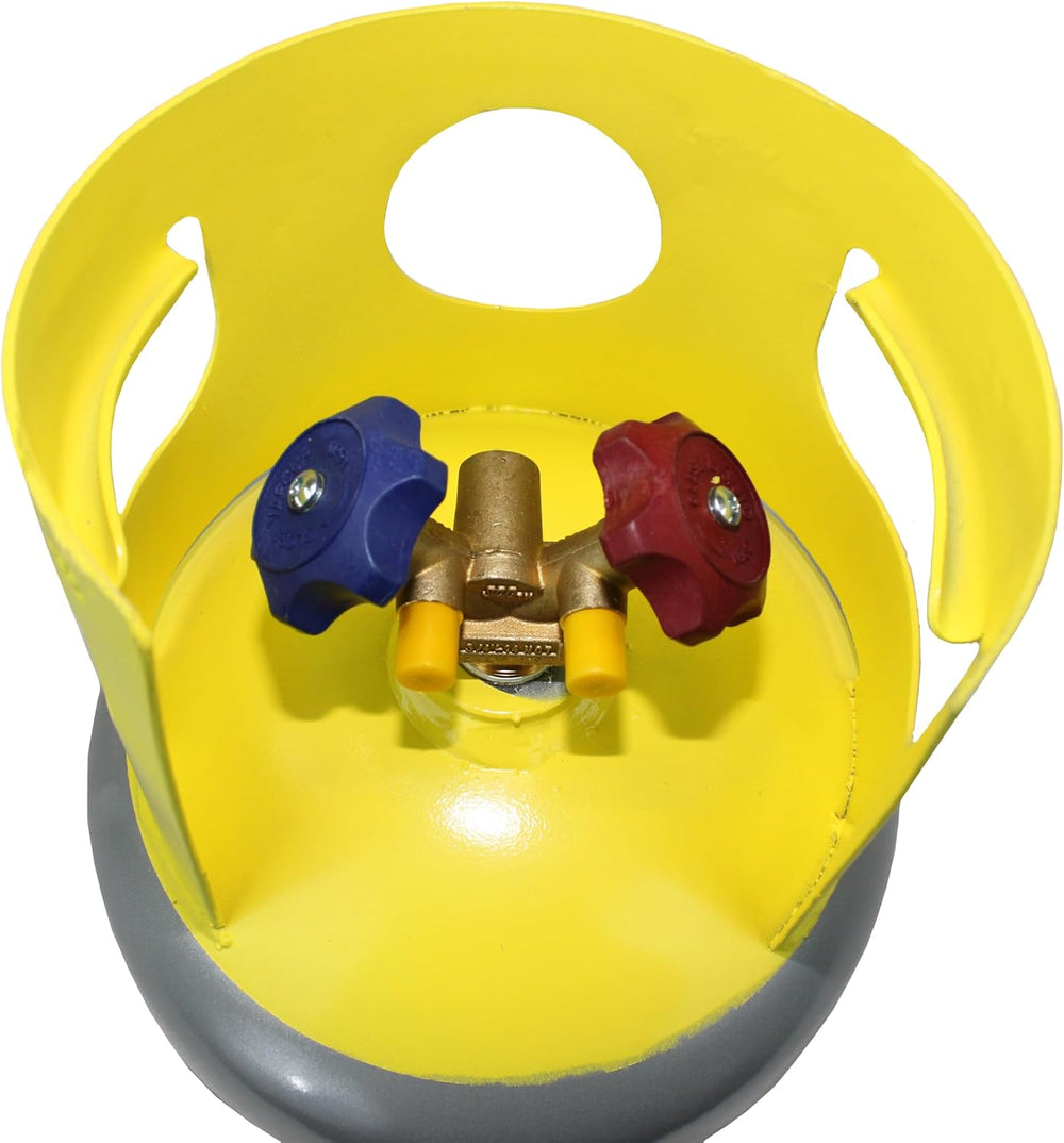 Flame King 30LB A2L Refrigerant Recovery Cylinder Tank, 400 PSI, Dual Y-Valve...