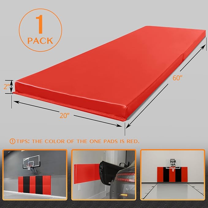 PROGOAL 2"/4" Thick Foam Protection Wall Pad,Gym Basketball-Court